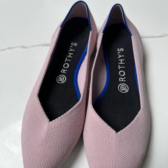 Rothy’s The Point Blush Flats 9.5 - Picture 3 of 5